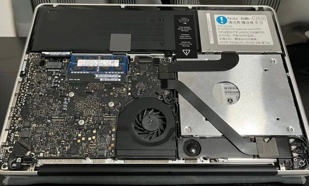 ●完動品2012年MacBook Pro13inch A1278