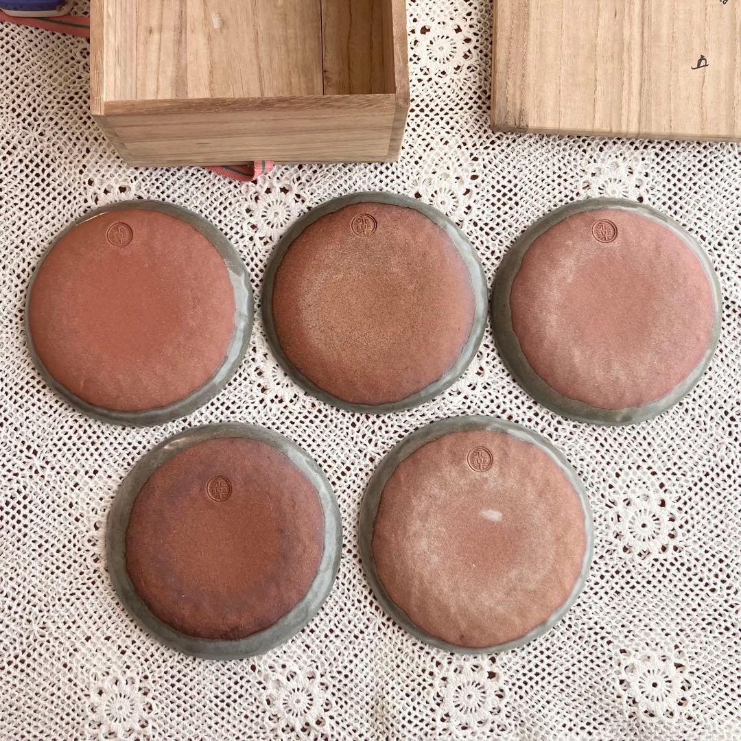 永楽善五郎 銘々皿 乾山寫絵替 5客 セット