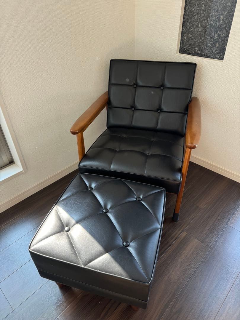 カリモク60 Kチェア 1シーター　オットマン