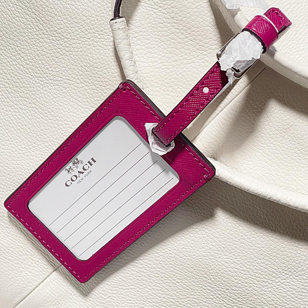 未使用 COACH コーチ レザー ボストンバッグ ホワイト 2way