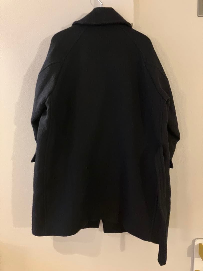 COMOLI ウール ショールカラーコート サイズ3