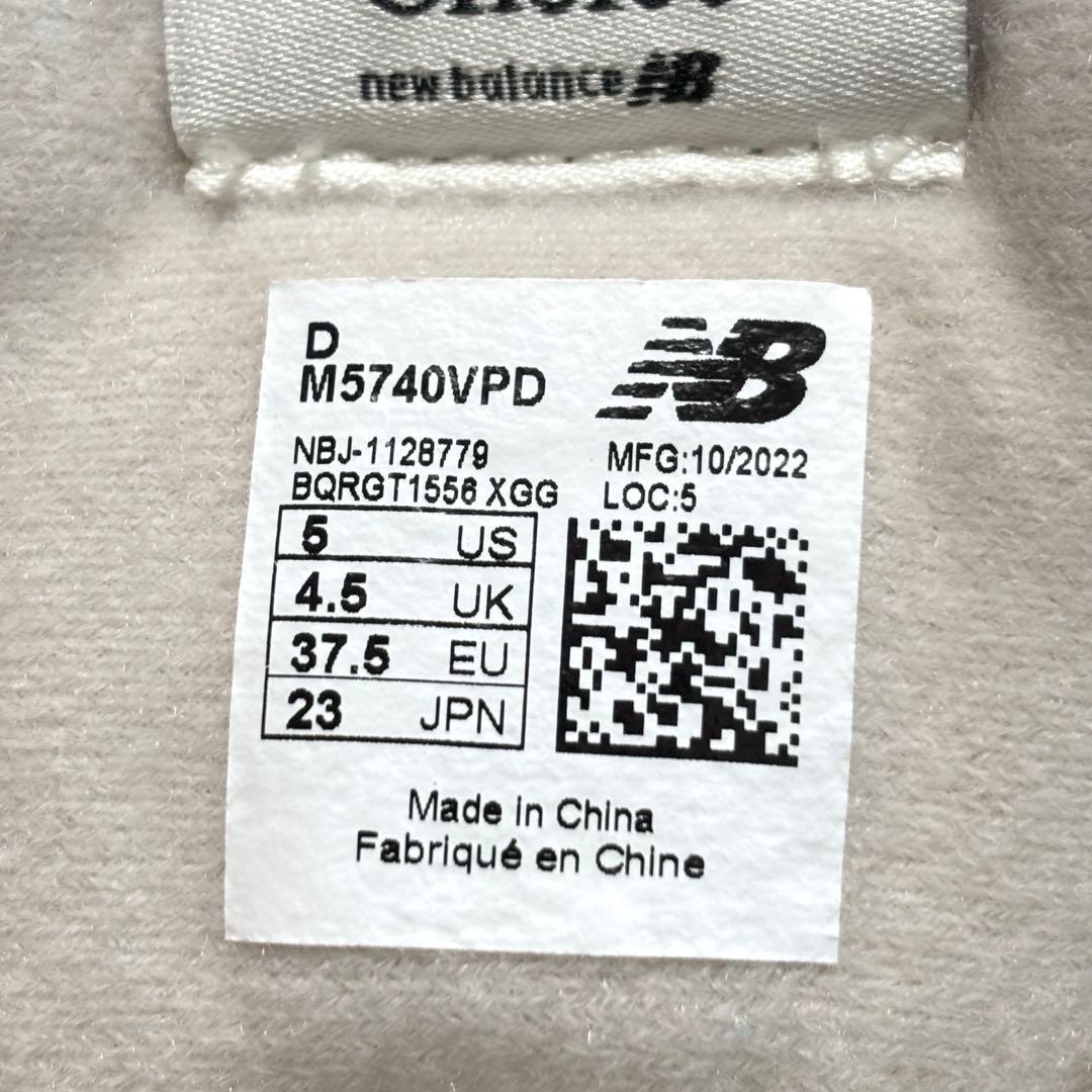 《IENA》New Balanceニューバランス M5740 VPD 23cm