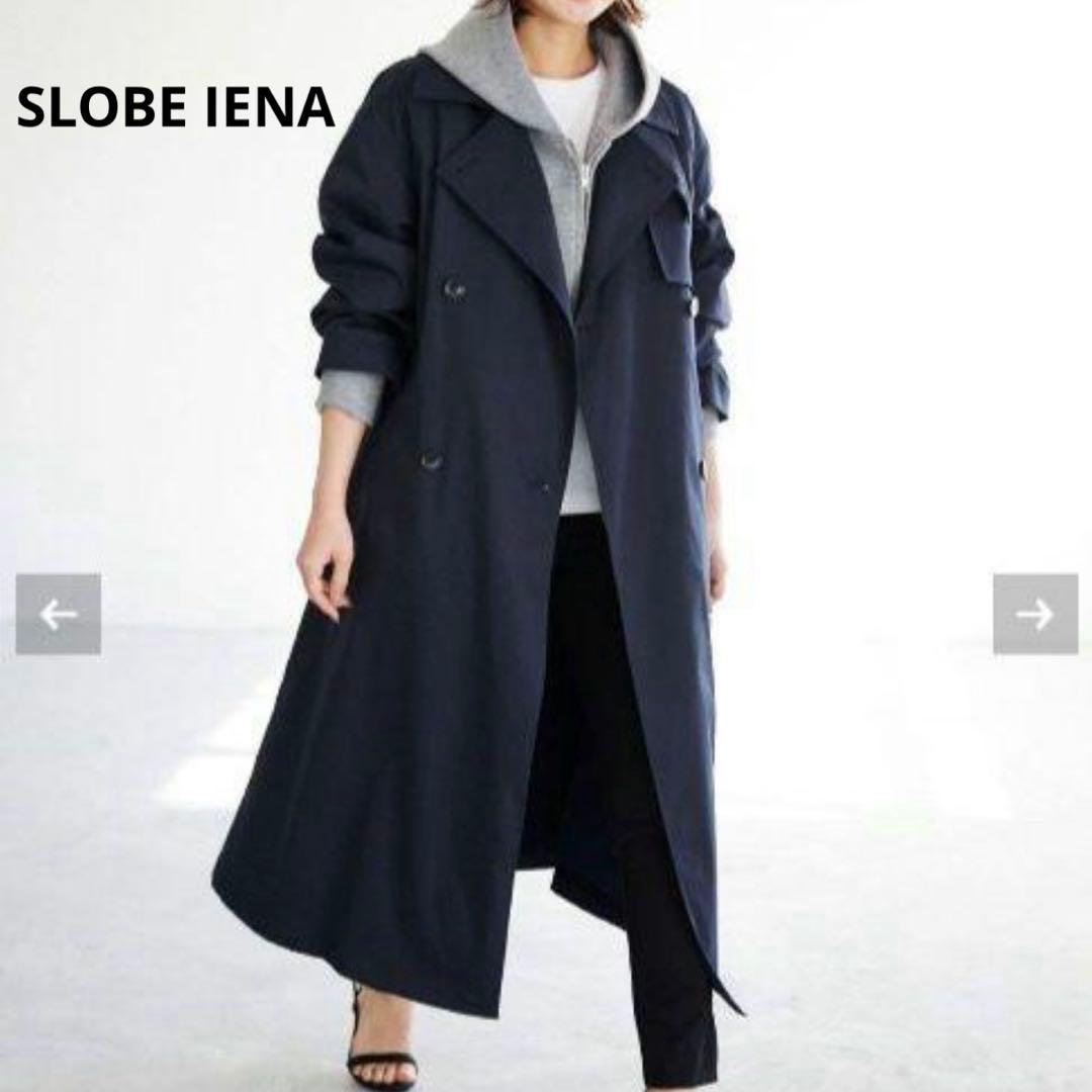 SLOBE IENA コットンライクウォッシャブルトレンチコート　24SS