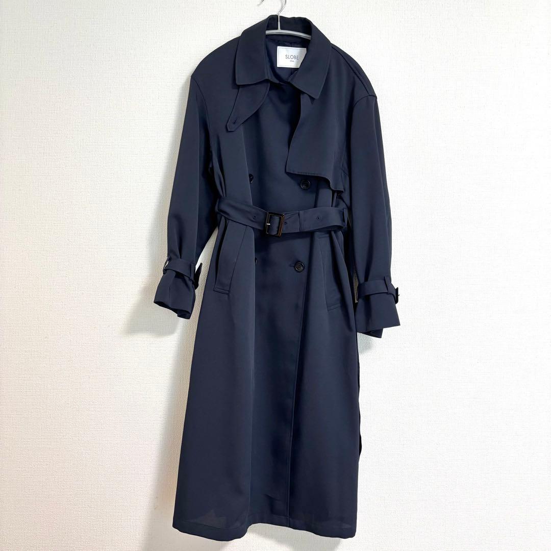 SLOBE IENA コットンライクウォッシャブルトレンチコート　24SS