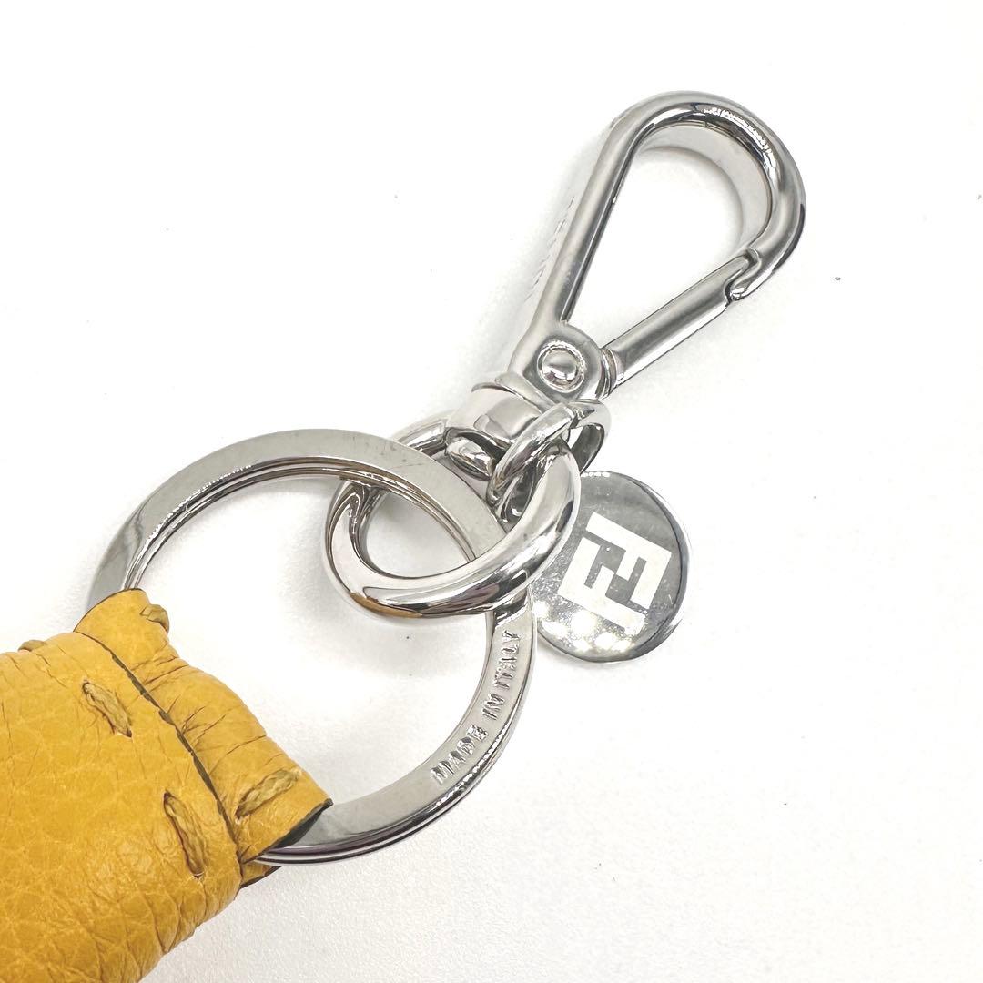 FENDI フェンディ セレリアキーチャーム イエロー★C80