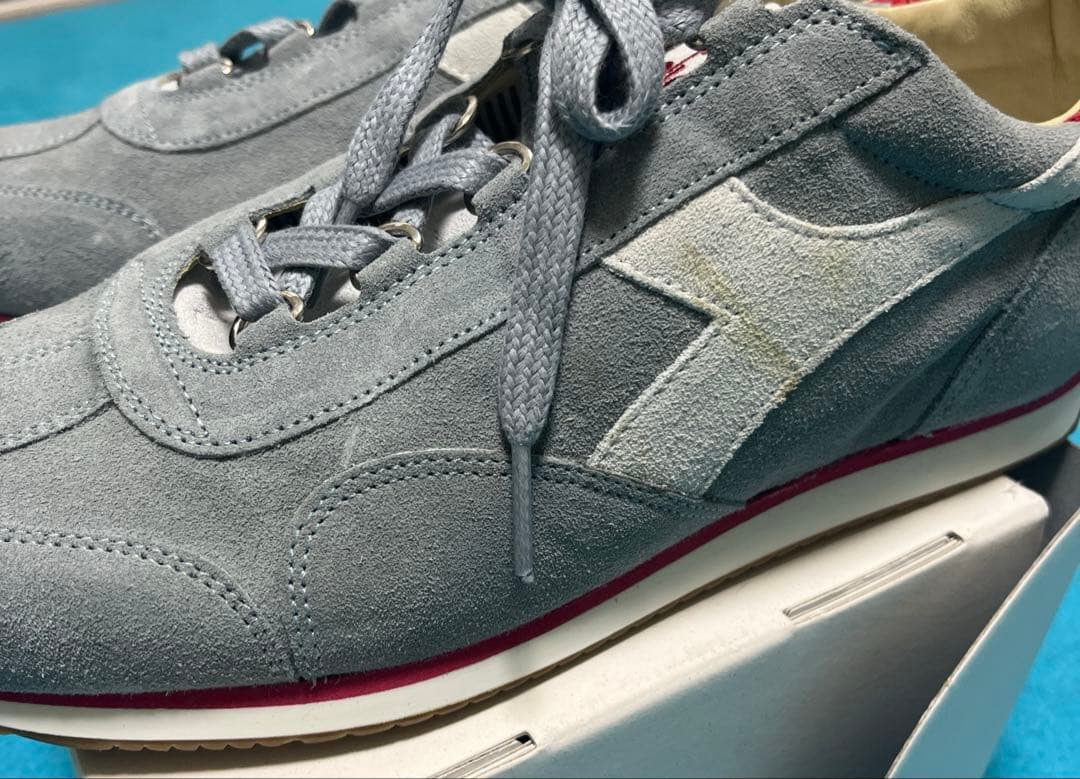 diadora Heritage スニーカー グレー/レッド　イタリア
