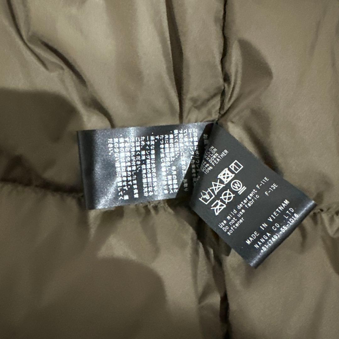 H*K様 ナンガAURORA DOWN JACKET W オーロラダウンジャケッ