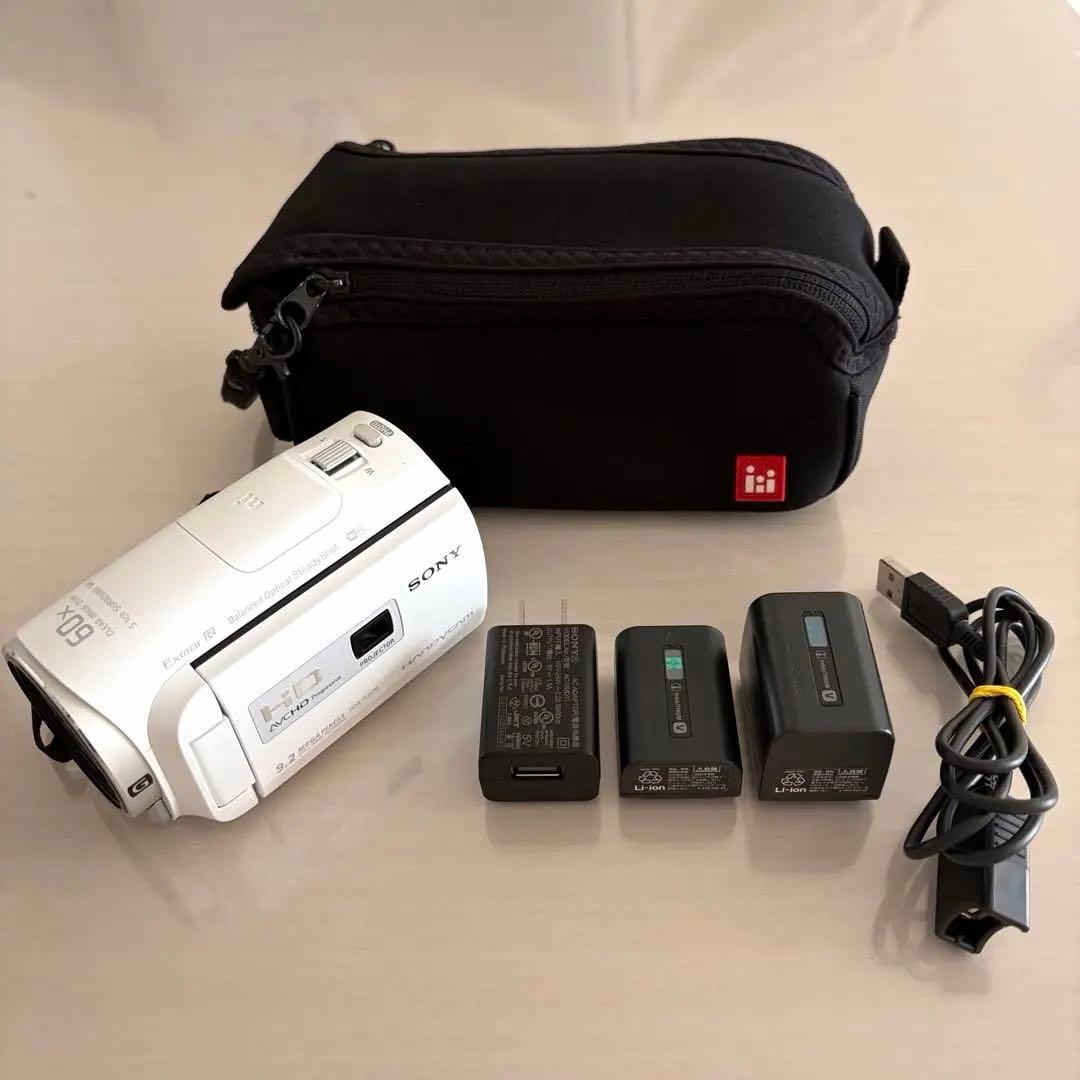 ○まみえもん○SONY HDR-PJ670 ホワイト