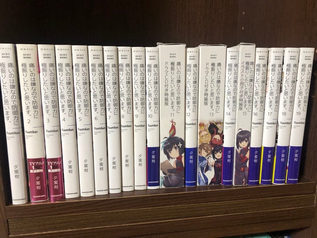 痛いのは嫌なので防御力に極振りしたいと思います。　全巻　1-19 特装版　CD