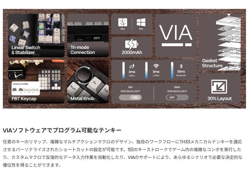 EPOMAKER TH33 テンキー 未使用