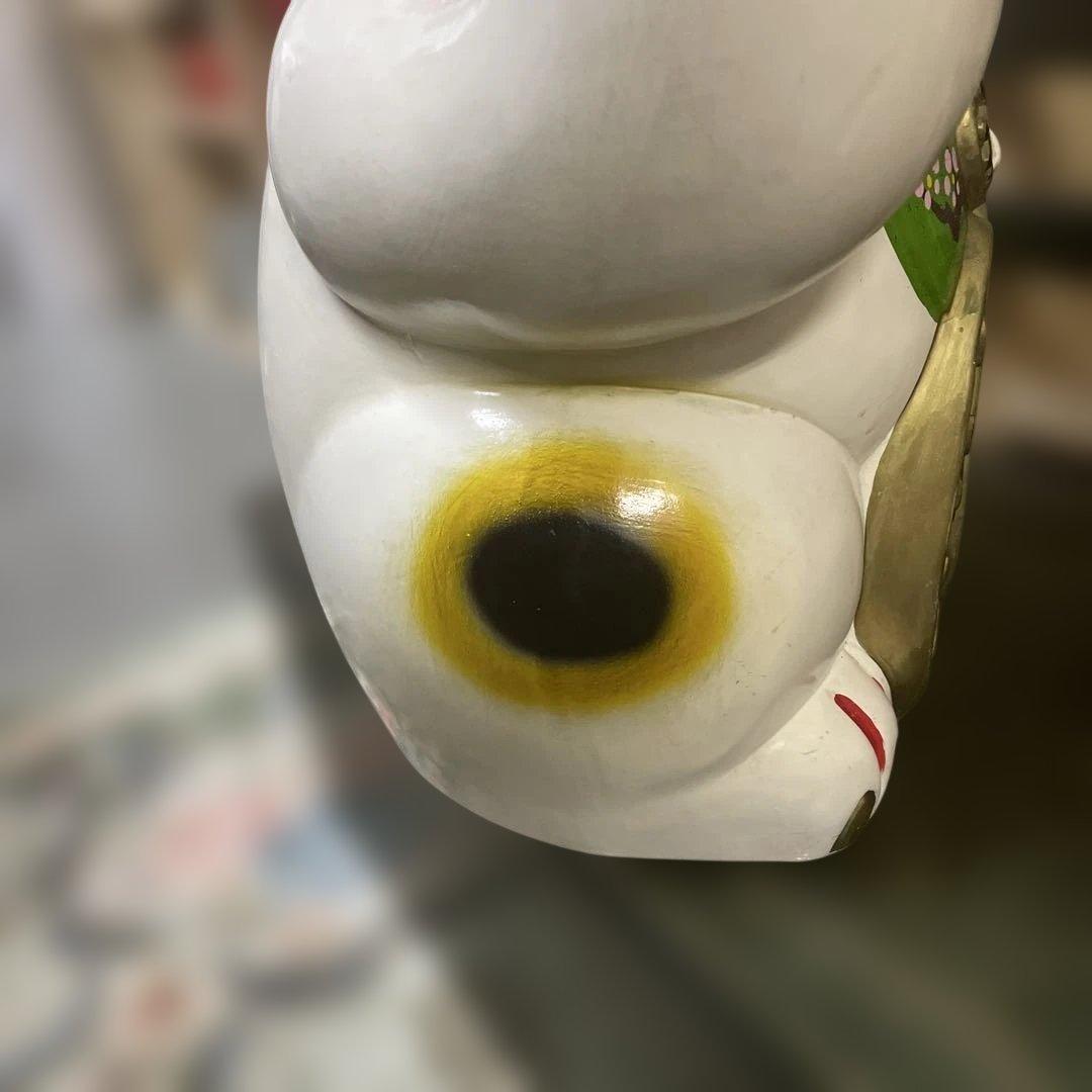 招き猫 陶器製 幸運を招く　超特大 BIGサイズ　縁起物　常滑焼招き猫