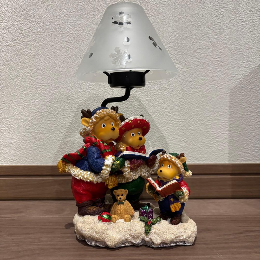 【未使用美品】 ヴィンテージ　ティーライトランプ／クリスマス トナカイモチーフ