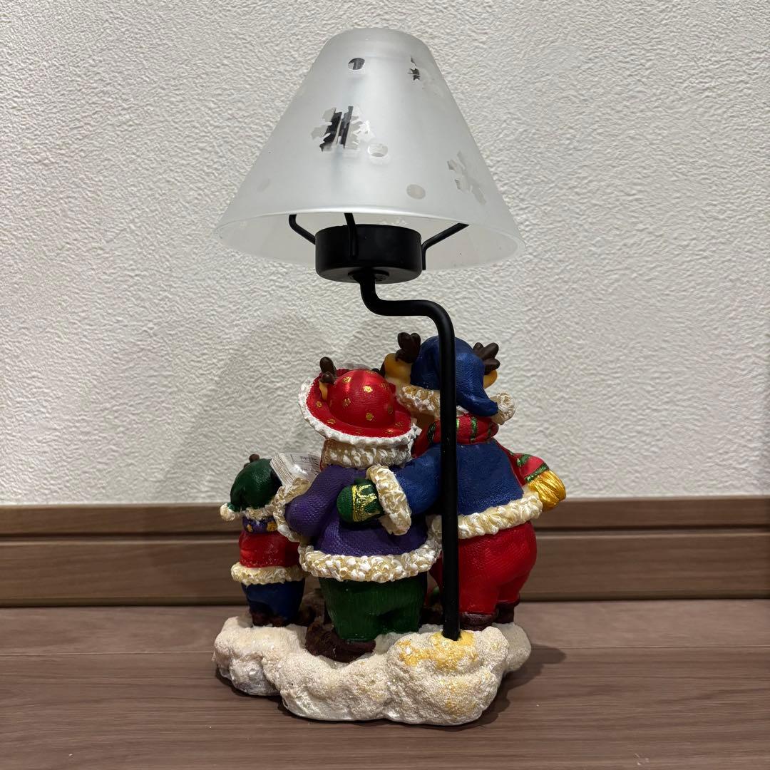 【未使用美品】 ヴィンテージ　ティーライトランプ／クリスマス トナカイモチーフ