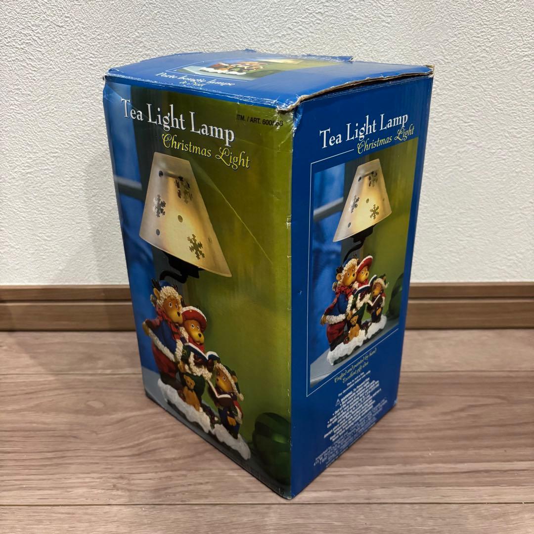 【未使用美品】 ヴィンテージ　ティーライトランプ／クリスマス トナカイモチーフ