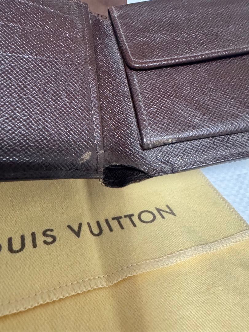 Louis Vuitton ルイヴィトン 二つ折り財布 ダミエ 箱・保存袋付き
