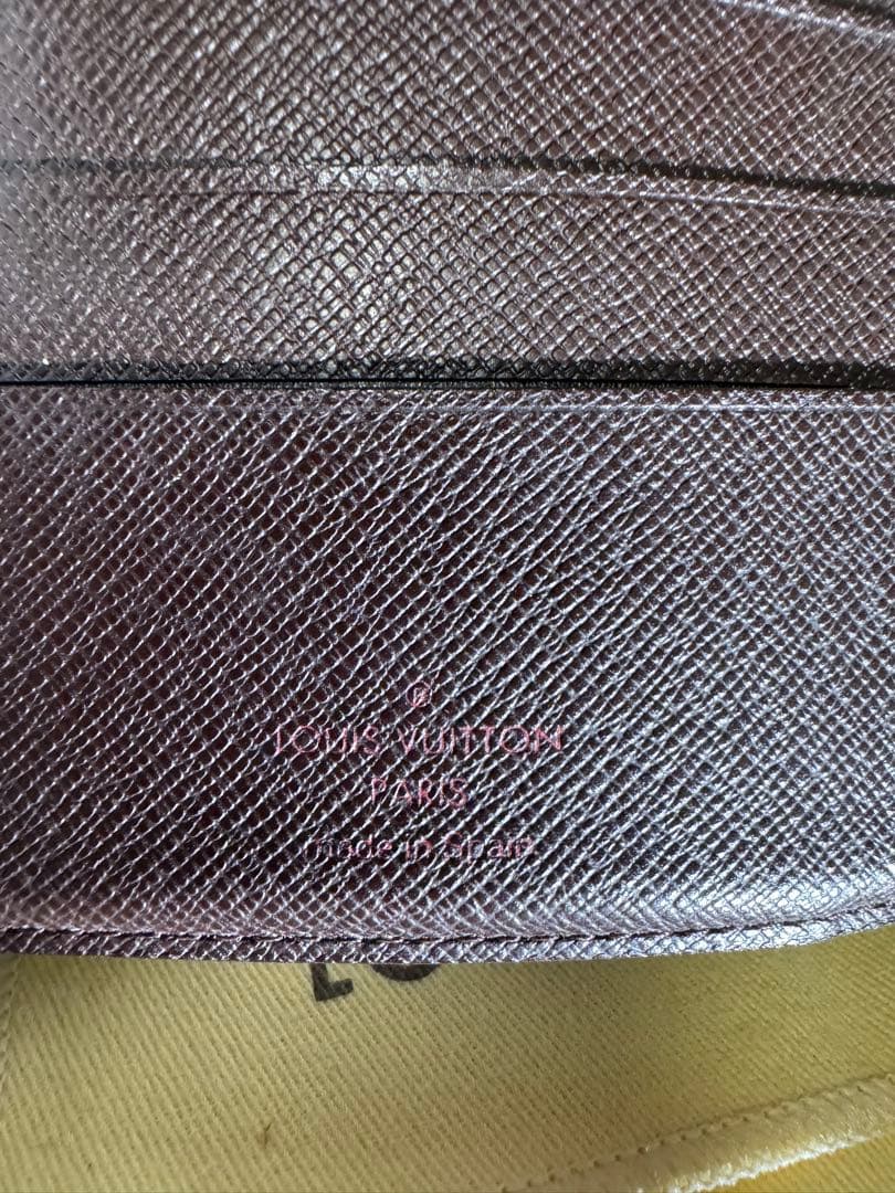 Louis Vuitton ルイヴィトン 二つ折り財布 ダミエ 箱・保存袋付き
