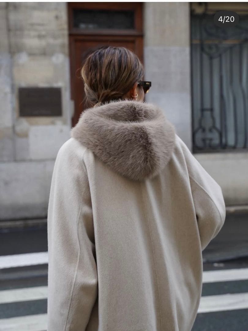 セルリ　バラクラバ　ベージュ　ドゥーズィエムクラス