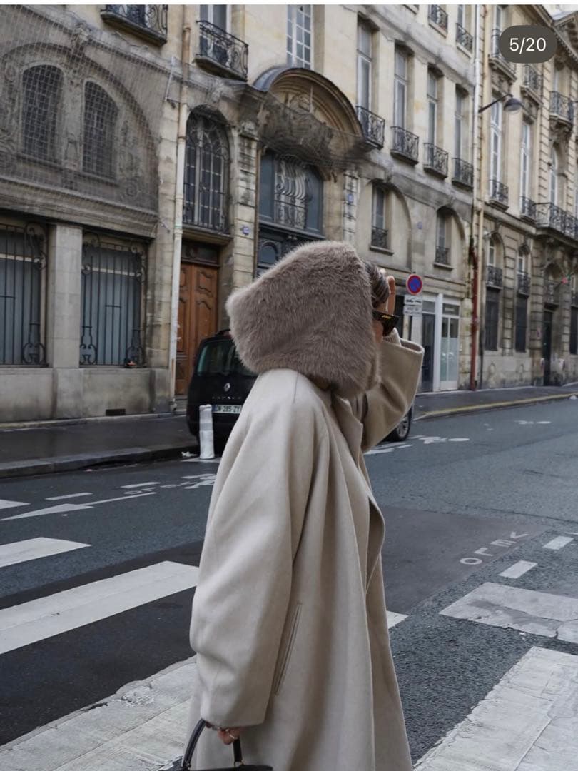 セルリ　バラクラバ　ベージュ　ドゥーズィエムクラス