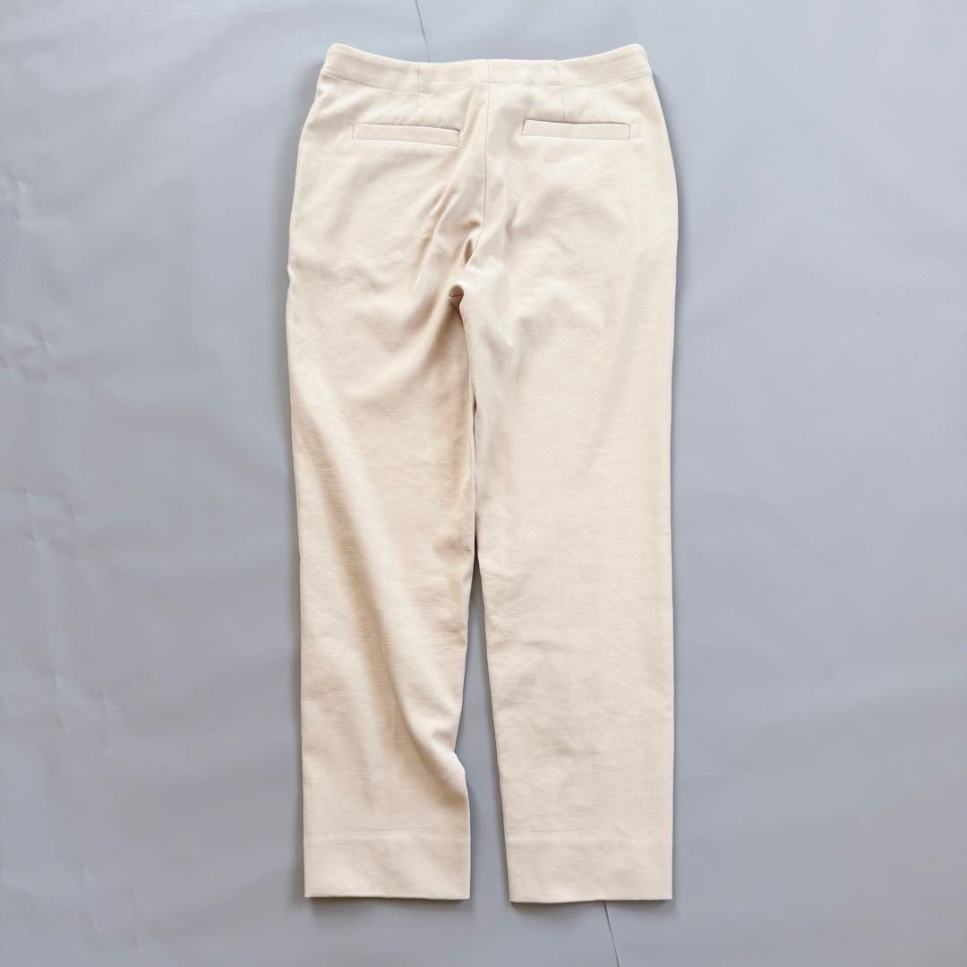 美品　プラステ　パンツスーツ　L ノーカラー　背抜き　ベージュ　セットアップ