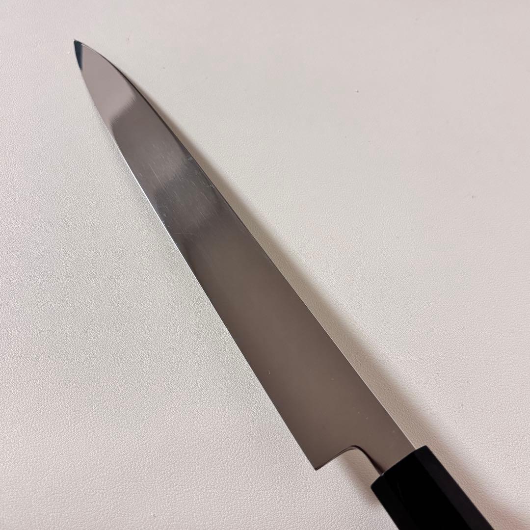 270mm 柳刃包丁 鏡面　黒檀八角柄 刺身包丁 「全鋼」