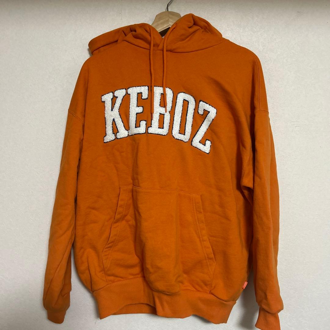 Keboz オレンジ パーカー セットアップ