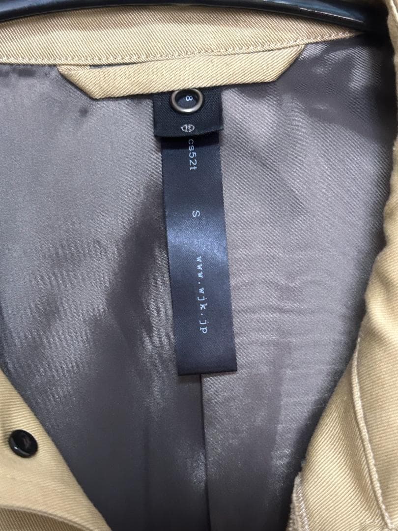 【wjk】トレンチコート サイズS