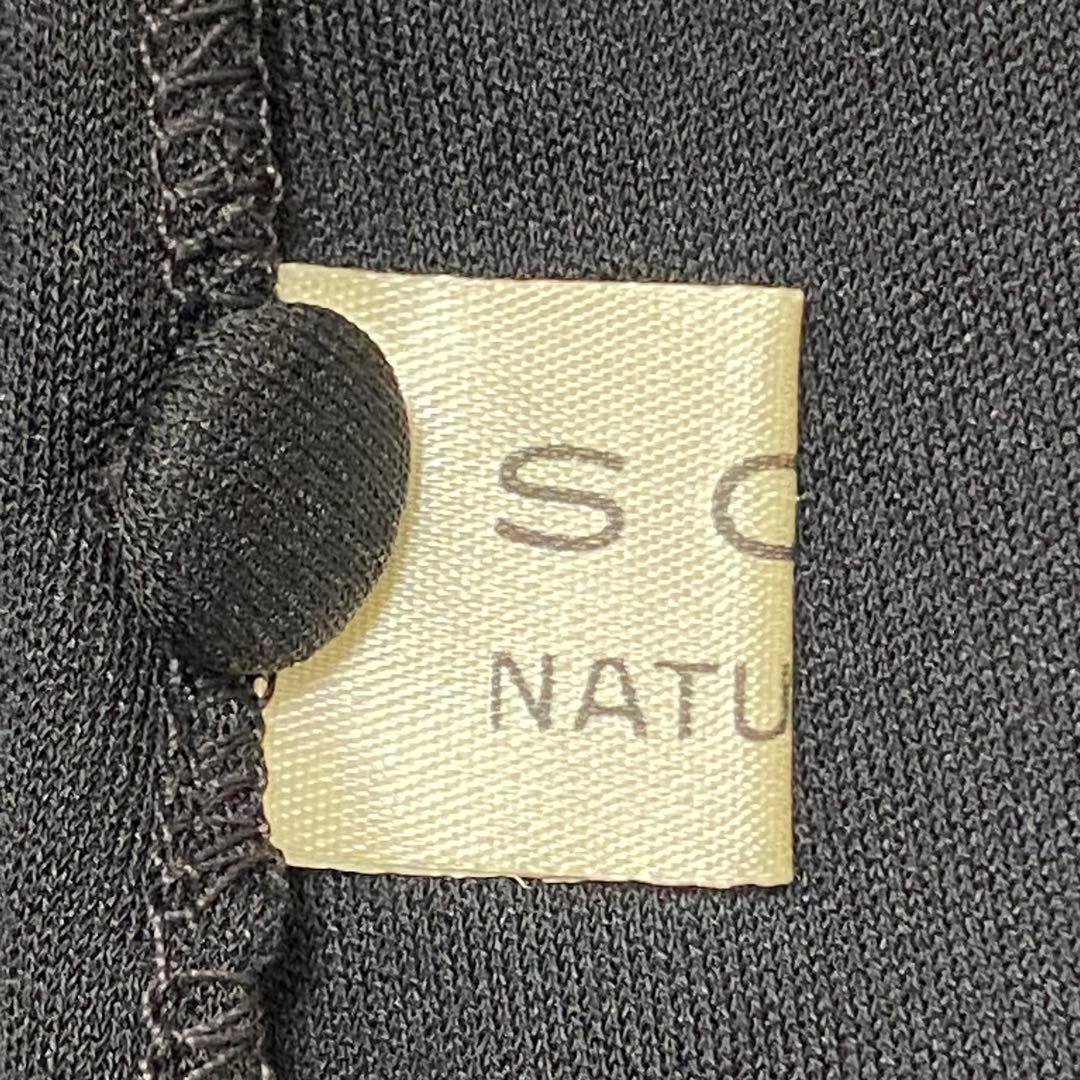 LEONARDレオナール　ハイネック　ロングワンピース　シルク