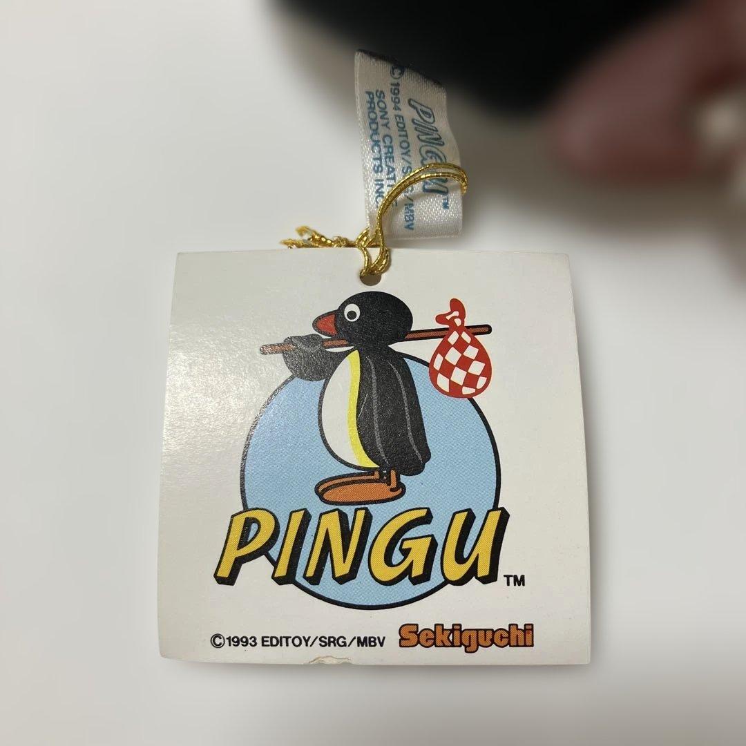 ピングー　ping ぬいぐるみ　首振りオルゴール　セキグチ　アンティーク