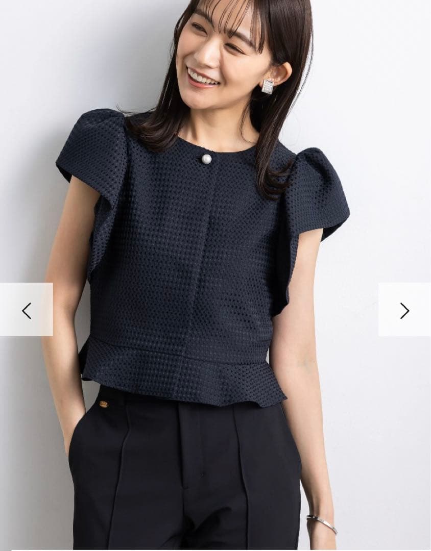 ♡様、アメノチハレ　ドットドビージレブラウス　amenochihare