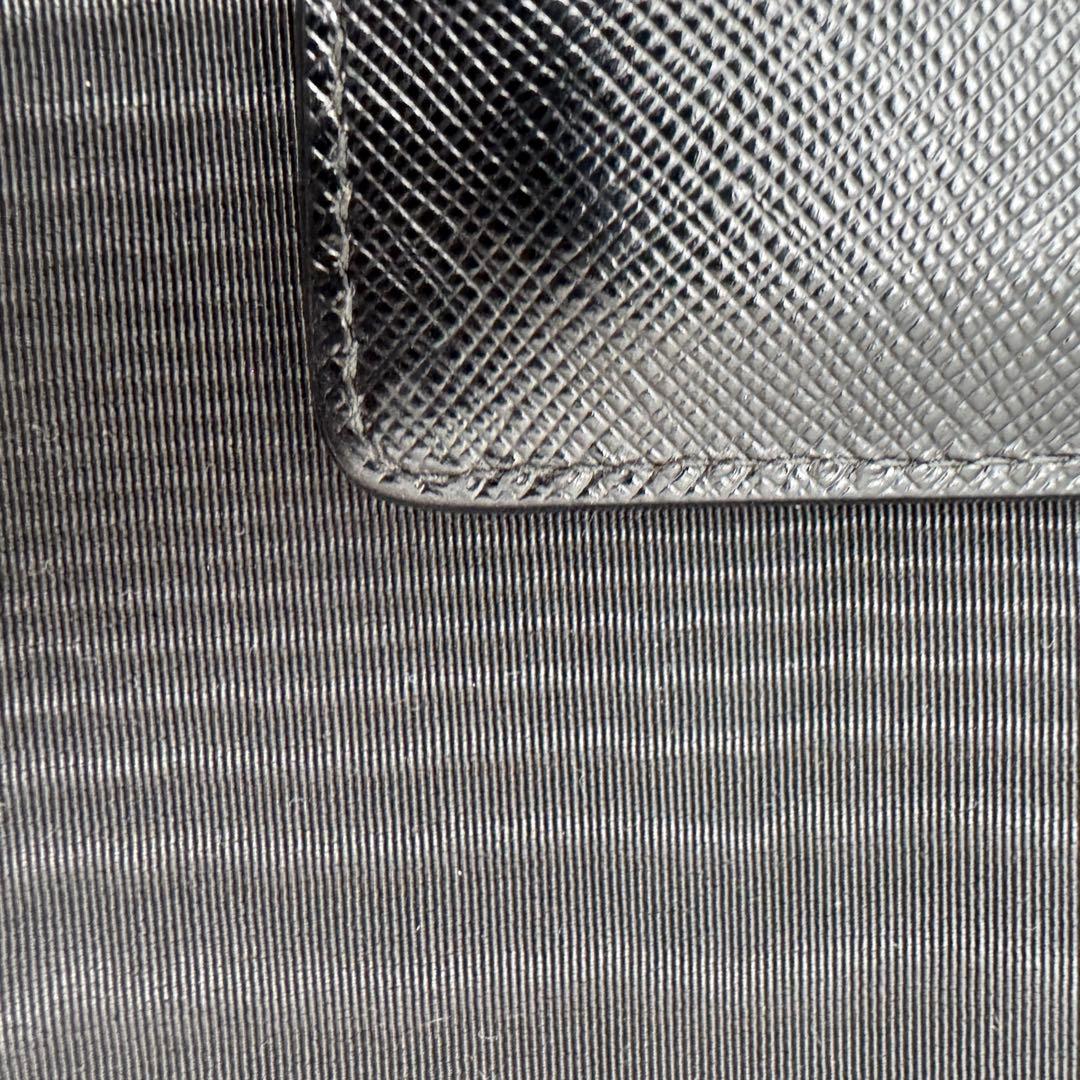 PRADA サフィアーノ クジラ柄 カードケース ケース 黒