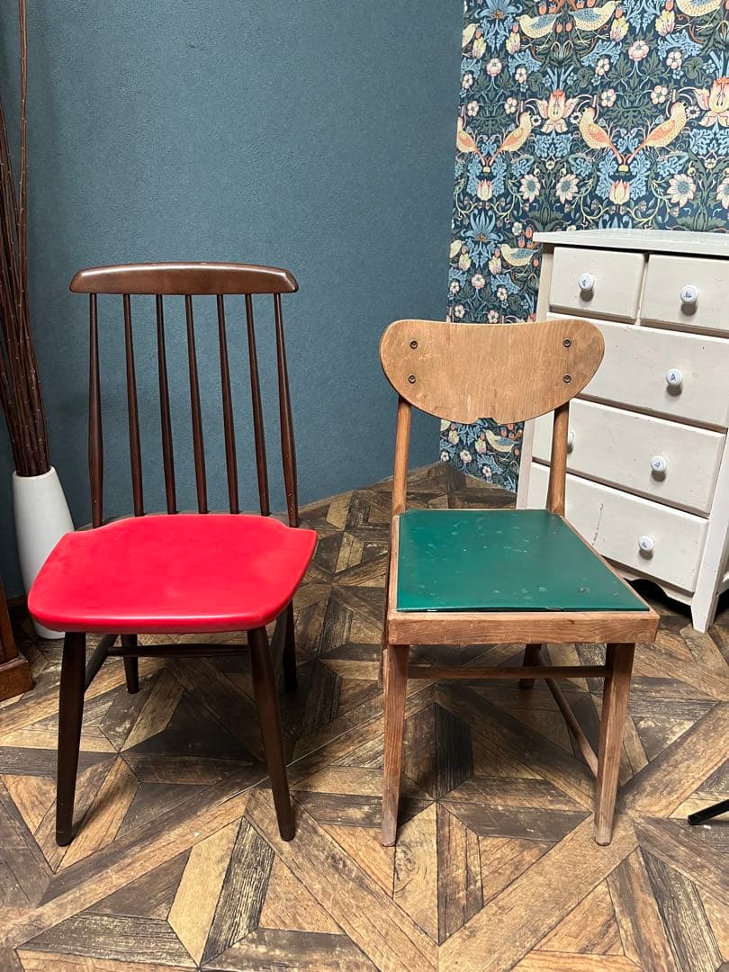 レトロチェア 椅子 当時物 昭和レトロ インテリア アンティーク レトロポップ