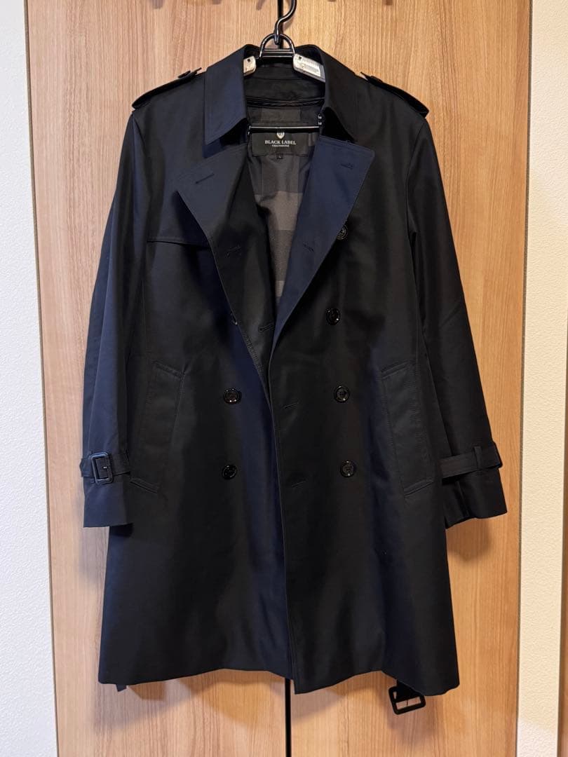 ブラックレーベルクレストブリッジ　トレンチコート チェック裏地付き