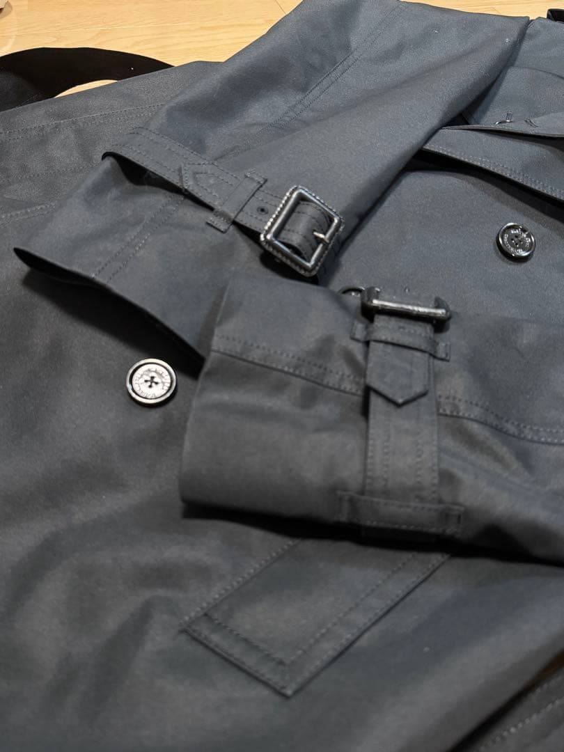 ブラックレーベルクレストブリッジ　トレンチコート チェック裏地付き