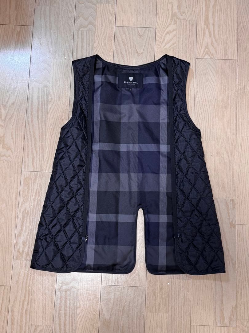 ブラックレーベルクレストブリッジ　トレンチコート チェック裏地付き