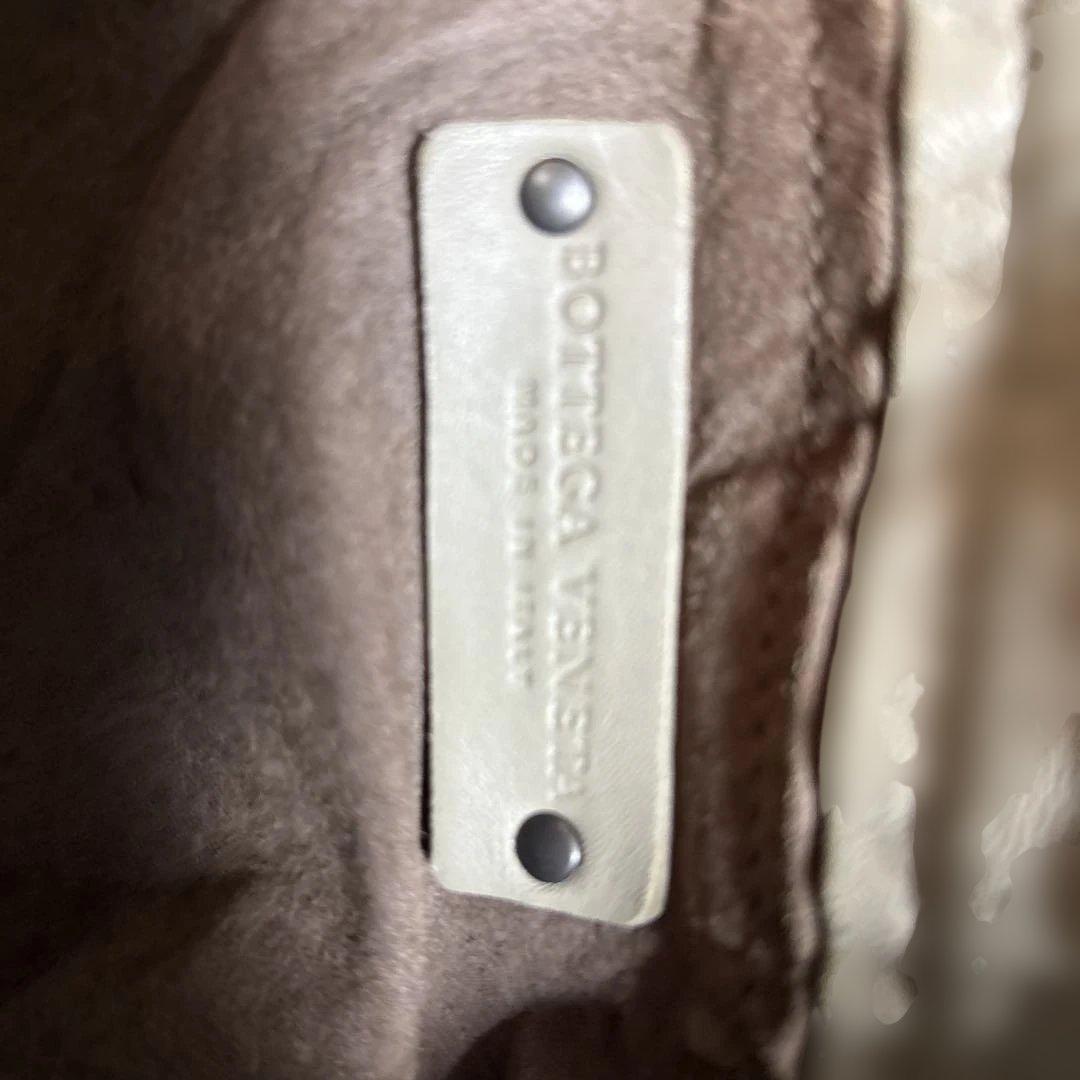 極美品のBottega Veneta ベージュレザートートバッグ