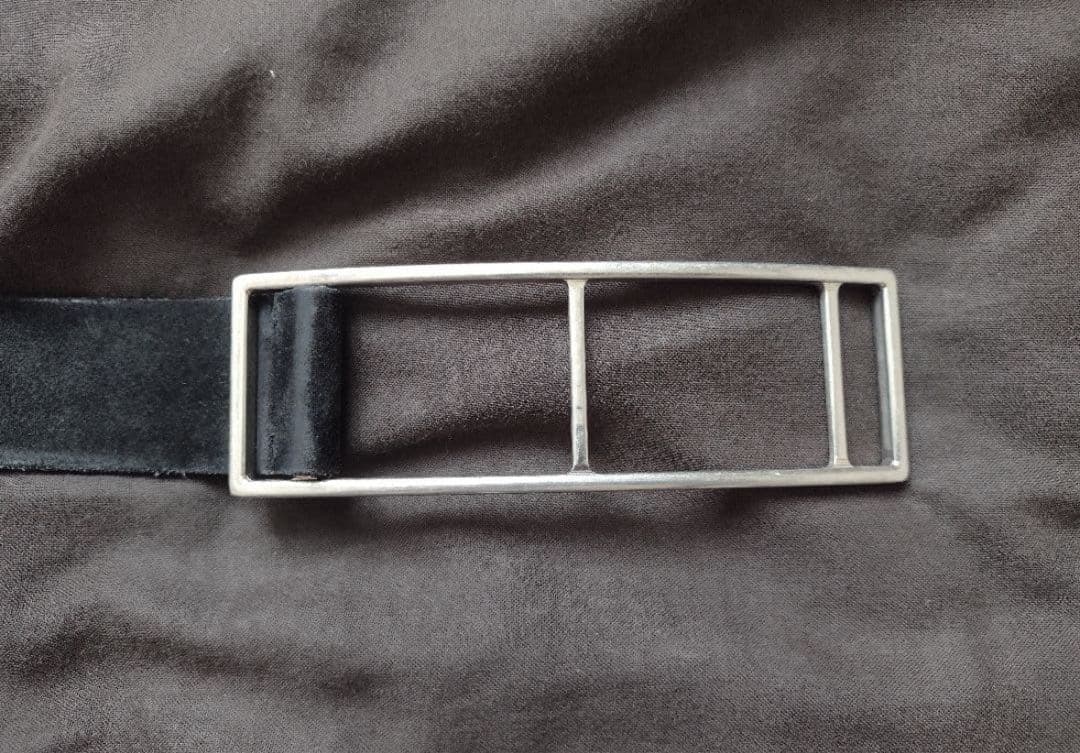 マルジェラ Margiela 11 メンズ スエードベルト Mサイズ 無段階調整