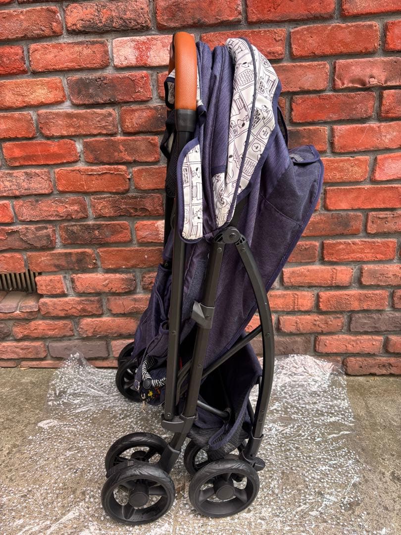 PEANUTS スヌーピー ペットカート ネイビー