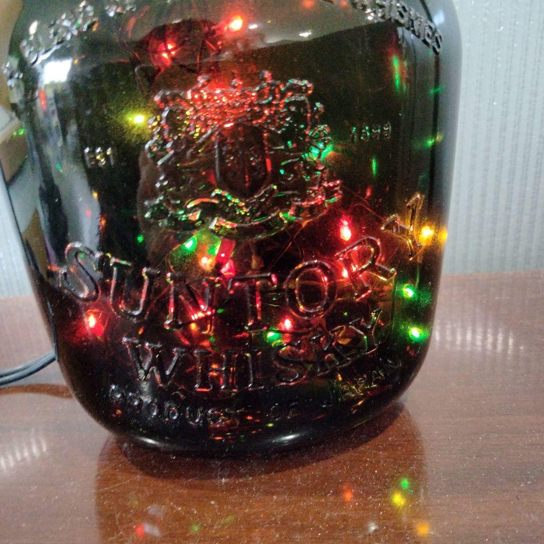 希少　サントリー　だるまボトル　電飾　ライト