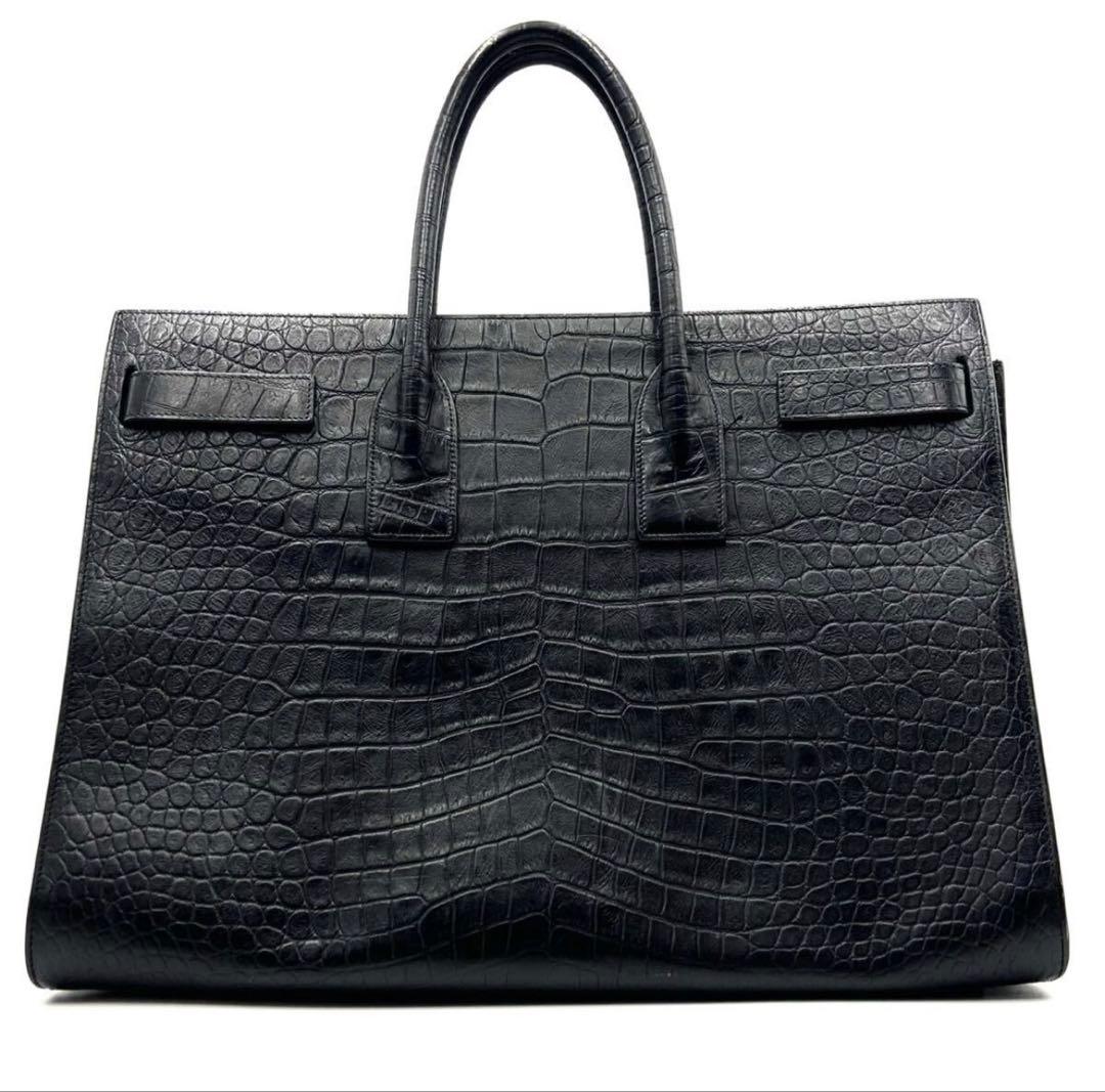 Saint Laurent サンローラン サックドジュール クロコ型押し