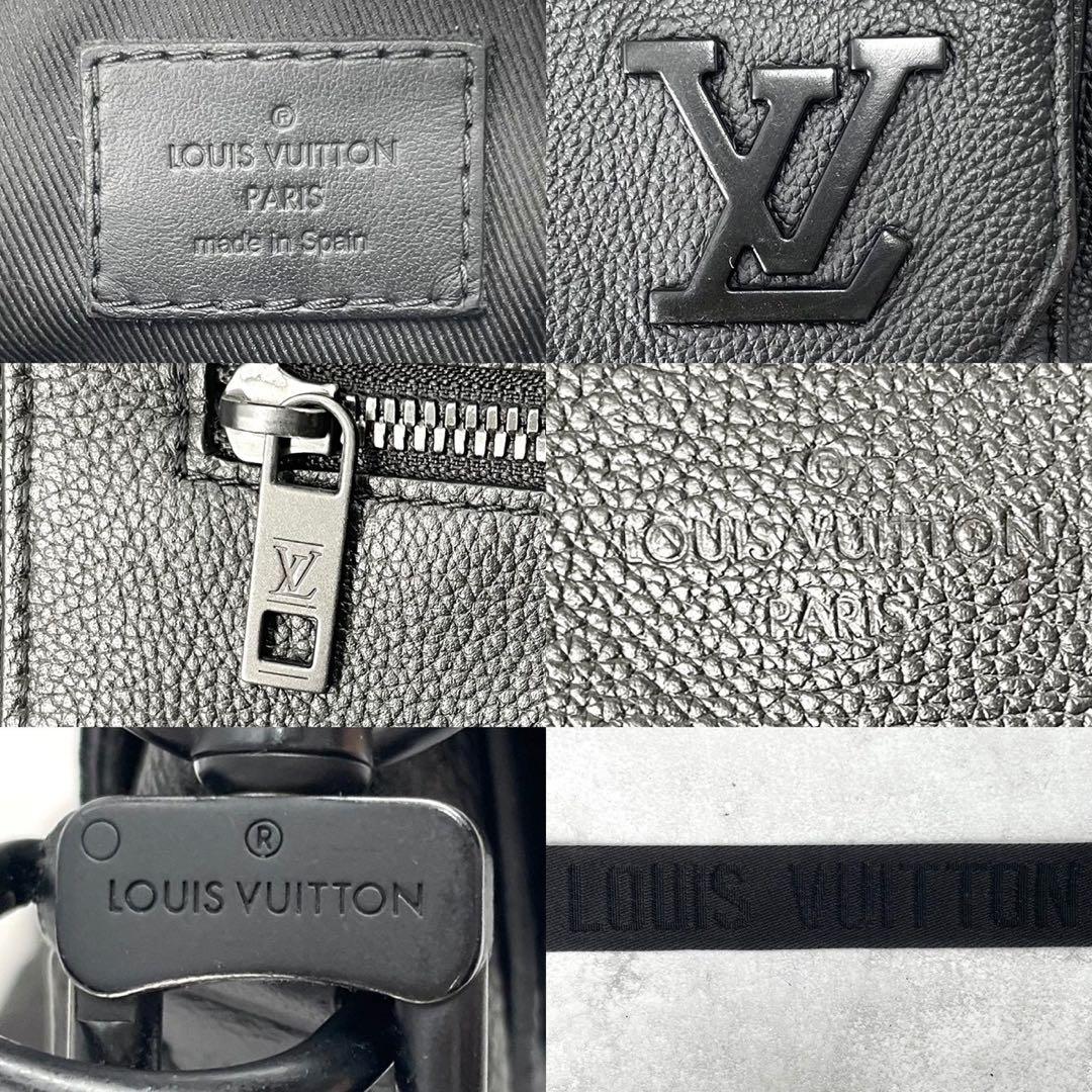 【極美品】ルイヴィトン アエログラム テイクオフメッセンジャー トリヨン 黒