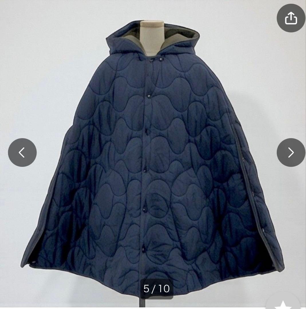 MADISONBLUE キルティングポンチョ　01