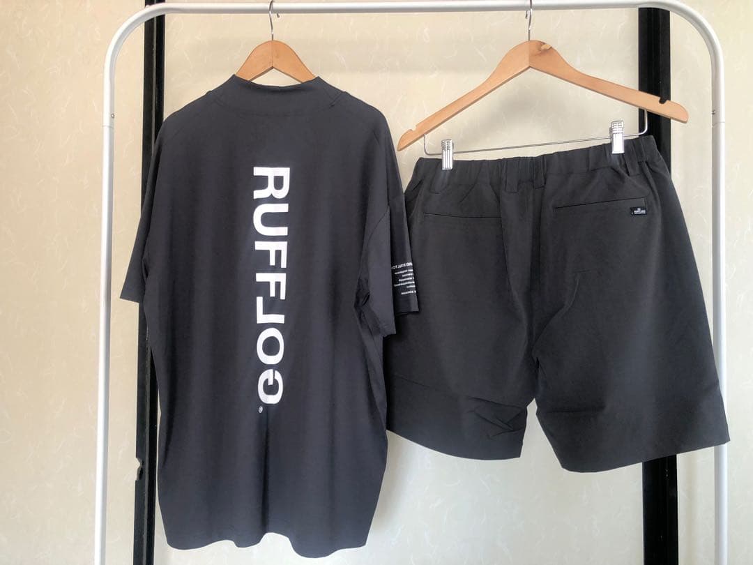 RUFFLOG MOCK NECK SHIRTS PANTS 上下セット　グレー