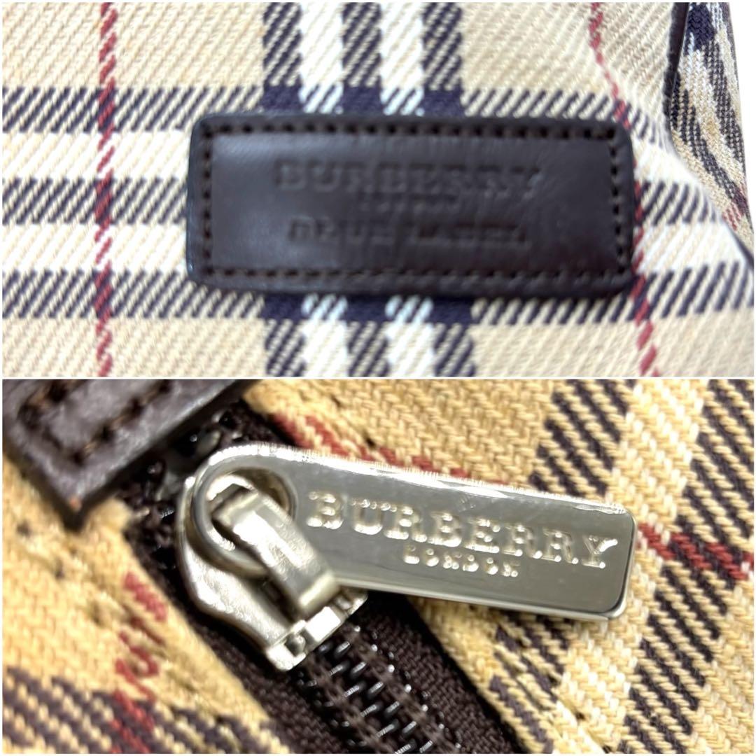 美品　BURBERRY バーバリー　ハンドバッグ　ノバチェック　ベージュ　250