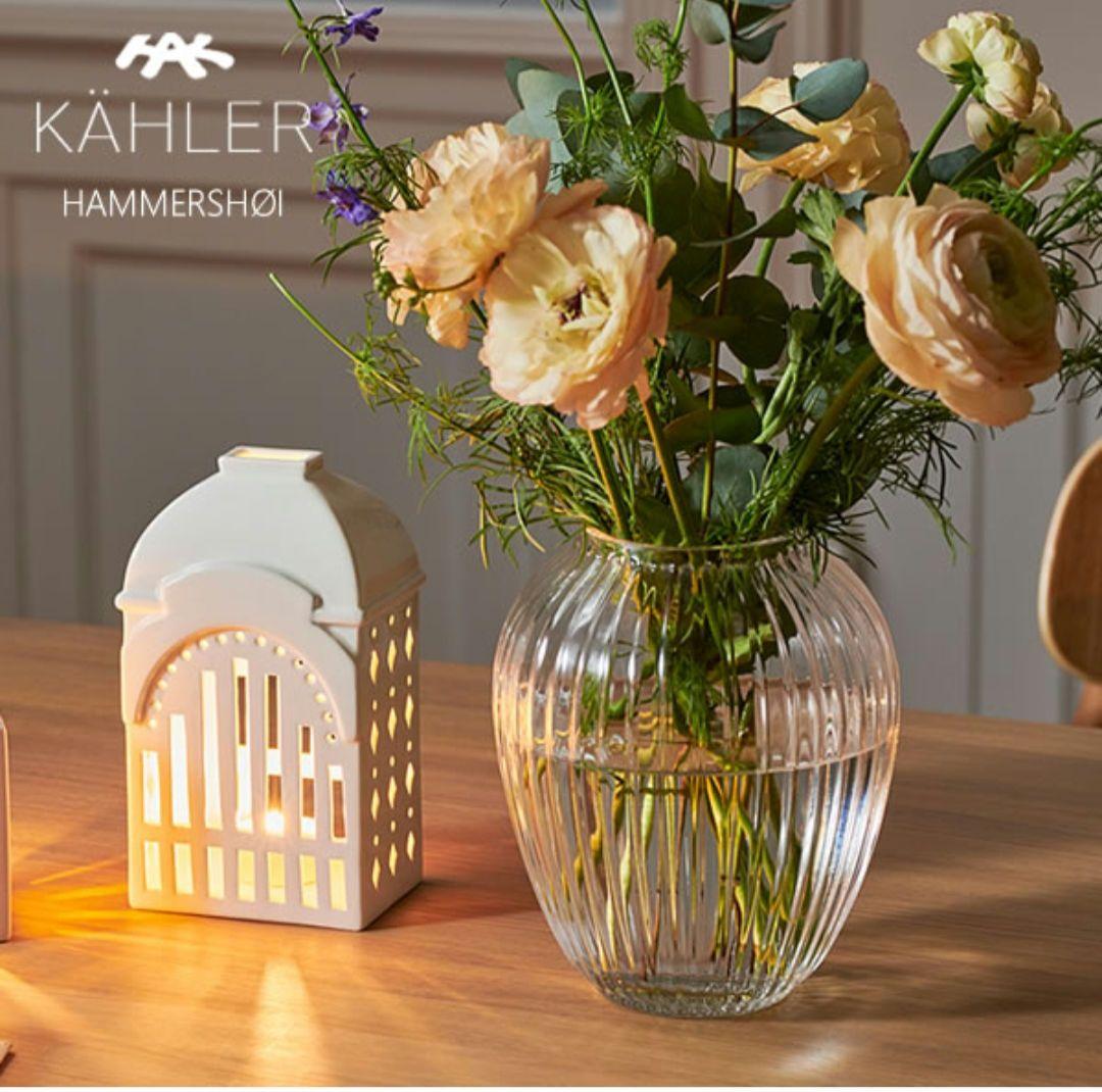 ケーラー ハンマースホイ　フラワーベース　クリア