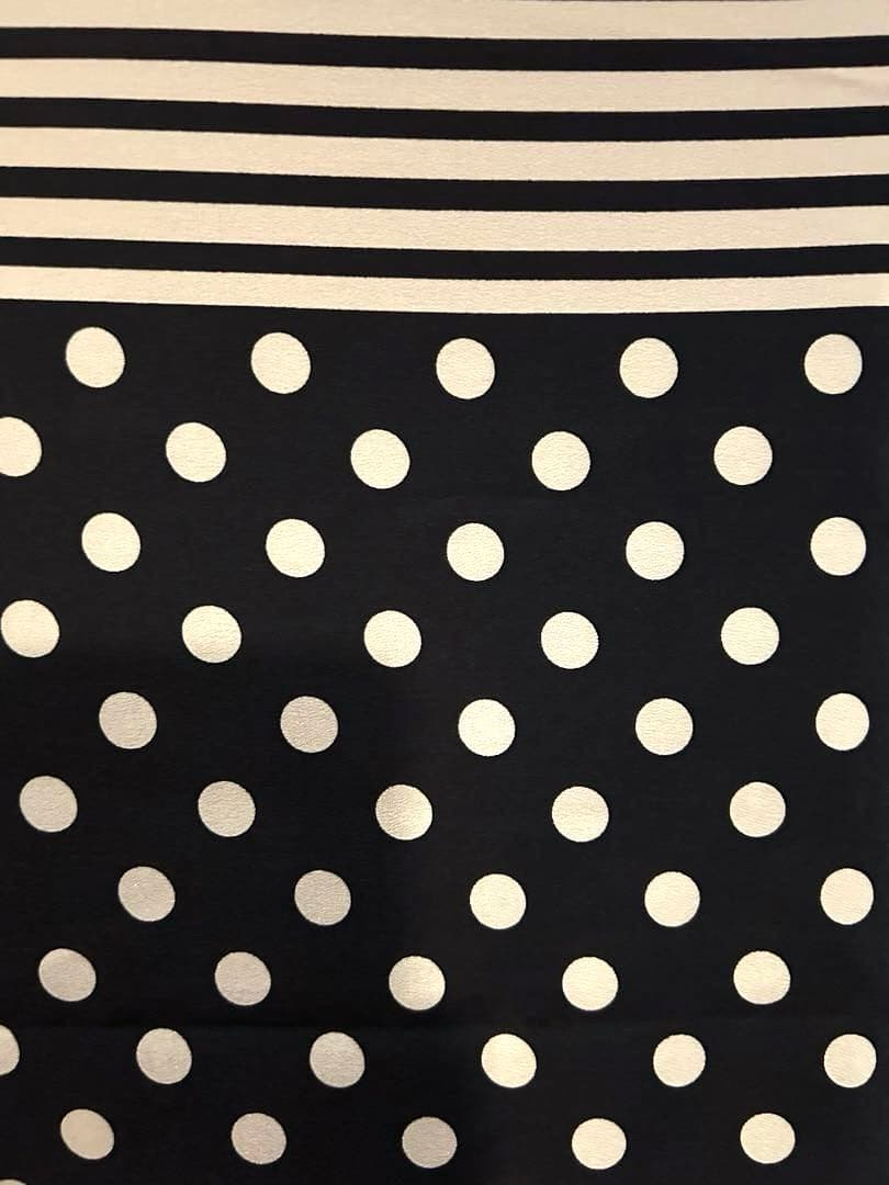 Ralph Lauren ドット柄スカーフ　ヴィンテージ　未使用 シルクスカーフ