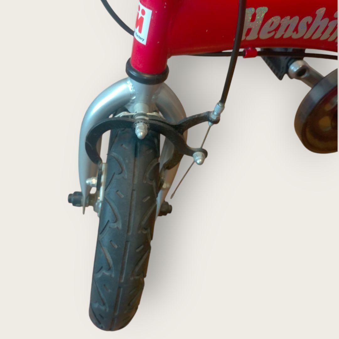 ❖【良品】 へんしんバイク子供自転車バランスバイク/新品ペダル交換済