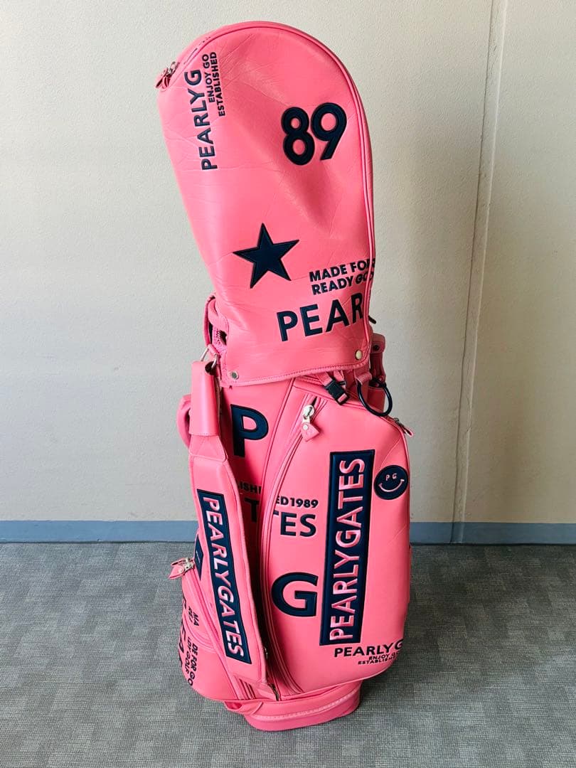 パーリーゲイツピンク キャディバッグ