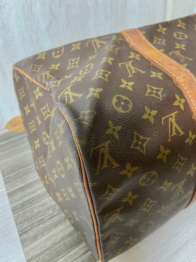 ルイヴィトン　ボストンバッグ　サックスプール 45 モノグラム　カデナ　レザー