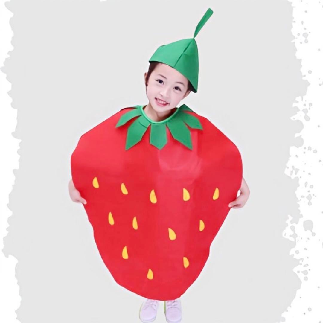 キッズ フルーツ コスプレ 苺 いちご ハロウィン セット販売 衣装 着ぐるみ