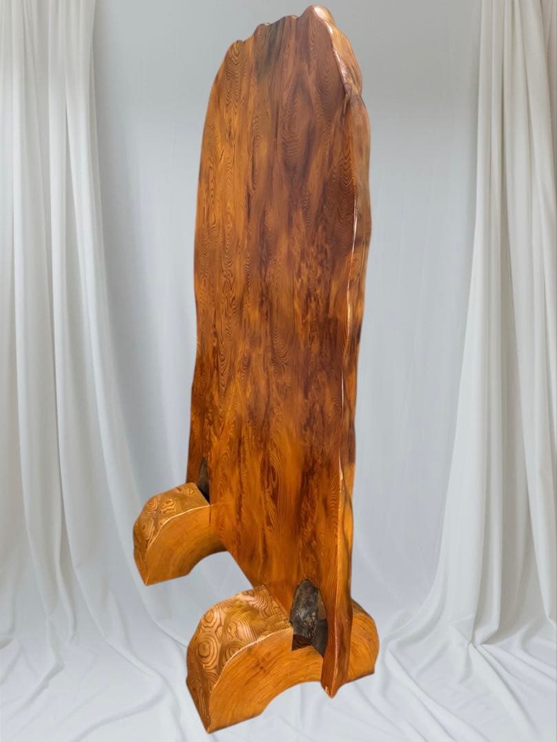 ⭐️価格交渉賜ります⭐️銘木 屋久杉 衝立 無垢 一枚板 置物 天然木 オブジェ